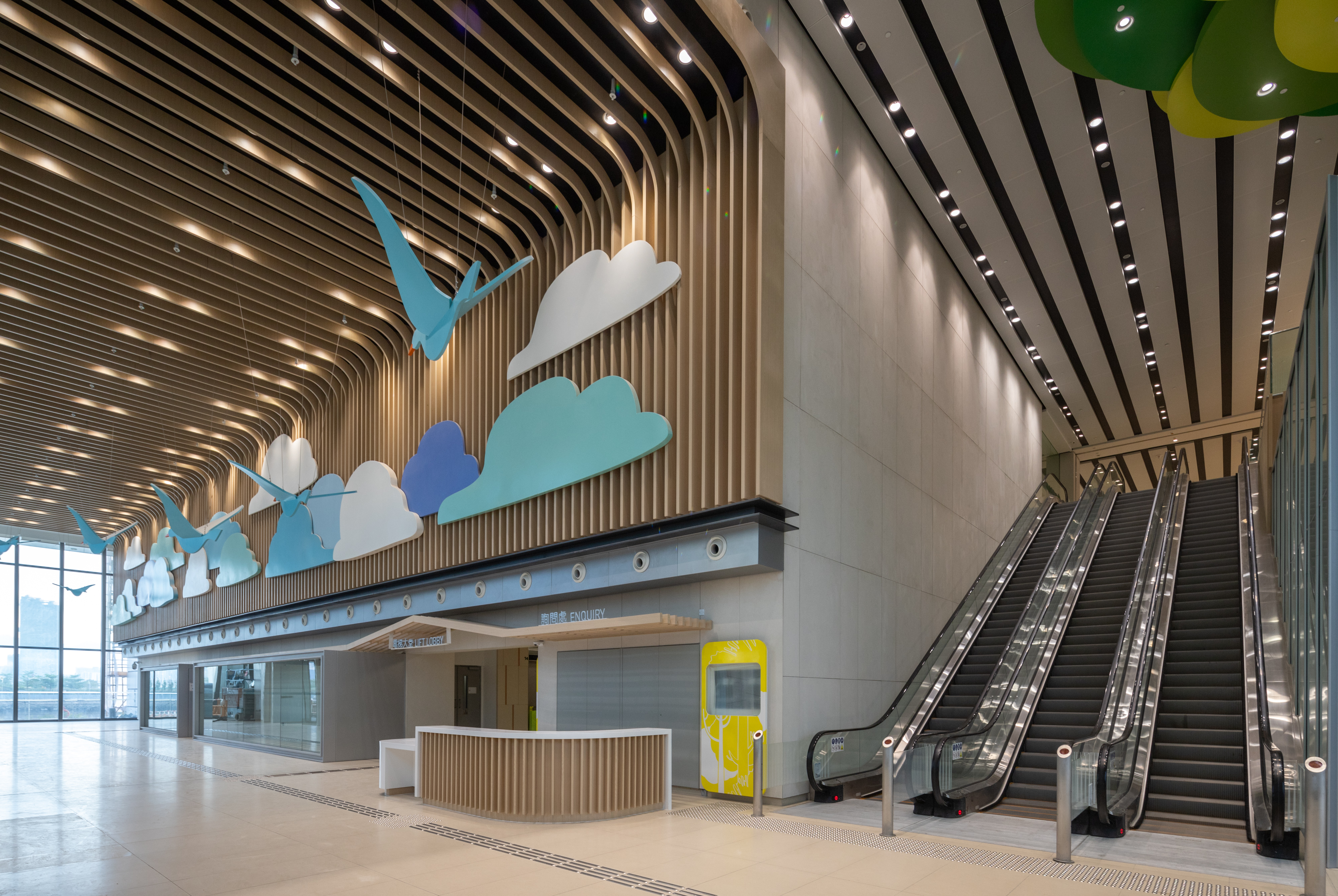 Training and Research Tower Entrance Lobby